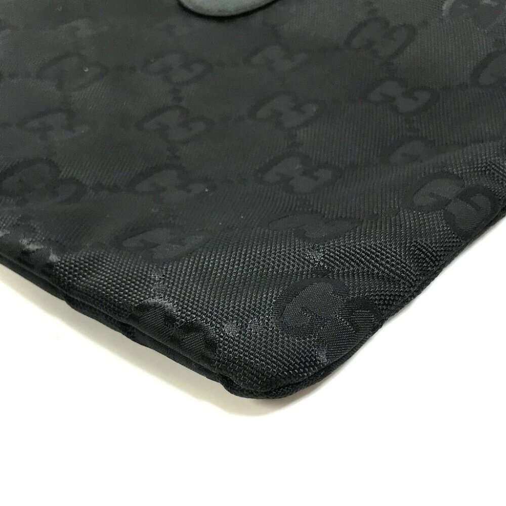 GUCCI 674247 GG laundry bag Off the grid Hand Bag Nylon Black Unused - Picture 7 of 12